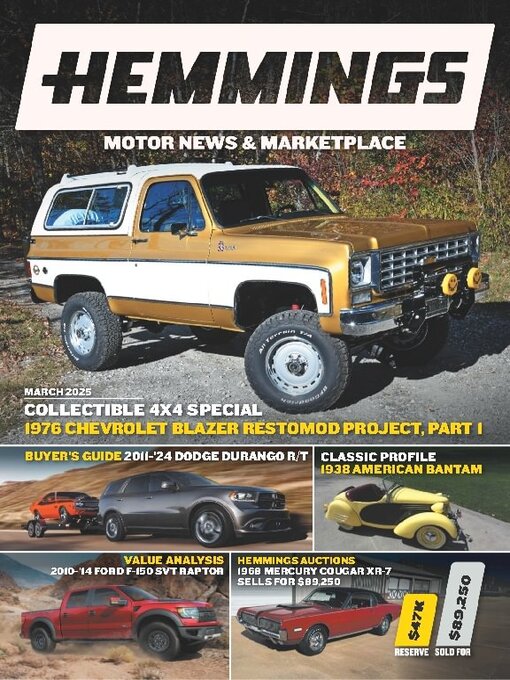 Title details for Hemmings Motor News by American City Business Journals_Hemmings - Available